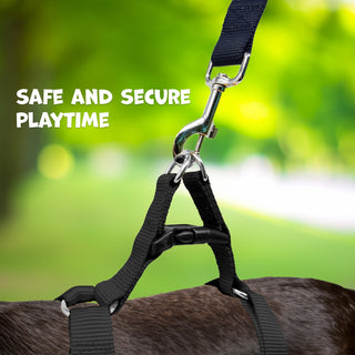 A-Style Pet Harness with Plain Design & Adjustable Buckles - Maximum Comfort for Pets