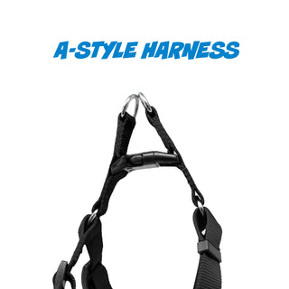 A-Style Pet Harness with Plain Design & Adjustable Buckles - Maximum Comfort for Pets