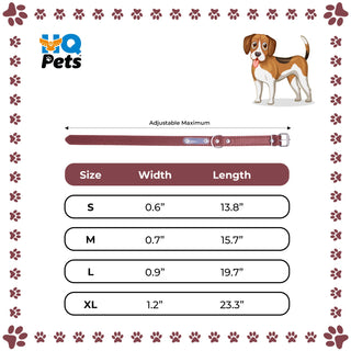 Basic PU Leather Collar for Pets - Adjustable Size