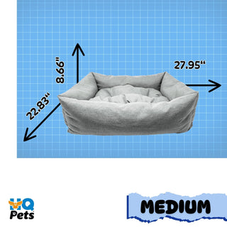 Classic Soft Linen Pet Bed for Maximum Comfort