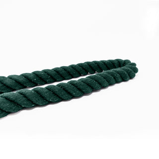 Cotton & Leather Rope Leash - Classic and Durable Design