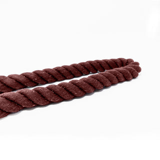 Cotton & Leather Rope Leash - Classic and Durable Design