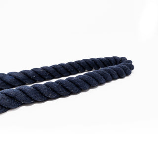 Cotton & Leather Rope Leash - Classic and Durable Design