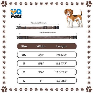 Cross Pattern PVC Collars with Secure Closure & Leash