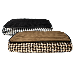 Deluxe Crate Mattress for Pet Comfort - Fleece & Jacquard