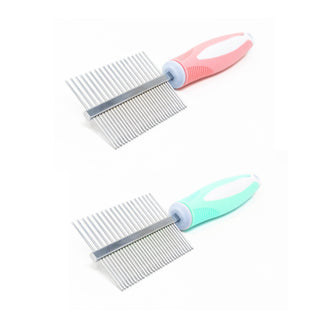 Double-Sided Pet Comb for Effective Grooming and Pest Control