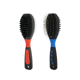 Double-Sided Pet Grooming Brush for Dogs and Cats