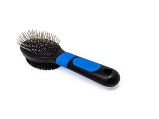 Double-Sided Pet Grooming Brush for Dogs and Cats - Stainless Steel