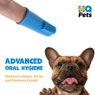 Finger Toothbrush for Pets - Set of 2 Made with TPR