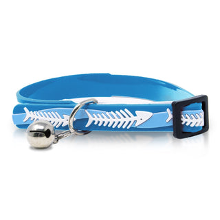 Fish Bone Design PVC Collars with Secure Closure