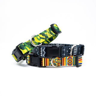 Funky Patterned Pet Collar with Adjustable Size