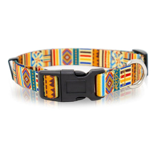 Funky Patterned Pet Collar with Adjustable Size