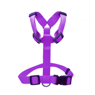 H-STYLE PET HARNESS WITH PLAIN DESIGN & ADJUSTABLE BUCKLES - MAXIMUM COMFORT FOR PETS