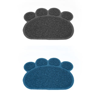 PVC Pet Mat with A Playful Paw Design