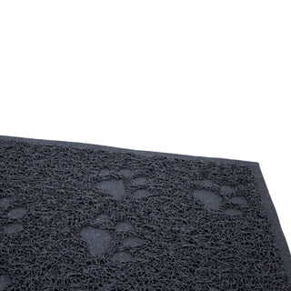 Premium PVC Pet Mat Rectangle Shape with Paw Prints