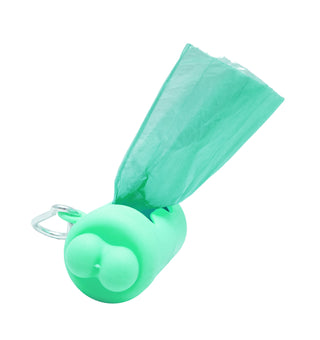 Mini Litter Bag Dispenser with Hanging Clip with Waste Bags - Convenient Pet Waste Solution