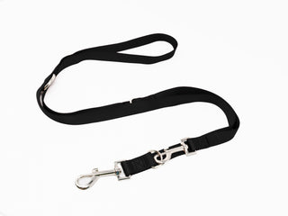 Multi-Function Leash with Adjustable Hooks - Polyester