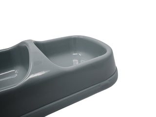 Pet Feeding Bowl with Split - PP & Rubber