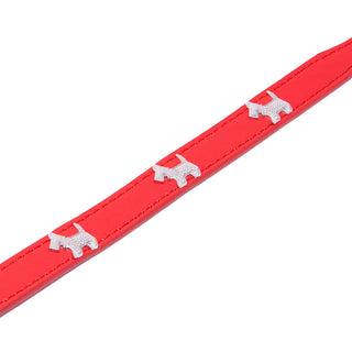 PU LEATHER COLLAR with Puppy DESIGN & Adjustable Size