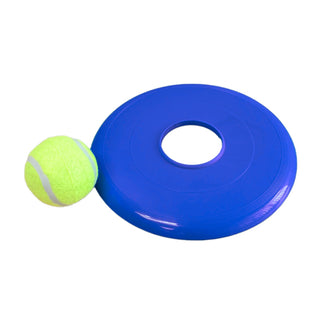 Vibrant Ball & Flying Disc Dog Toy Set For Pets - Rubber & Polyester